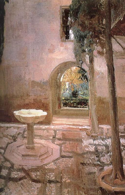 Joaquin Sorolla Courtyard